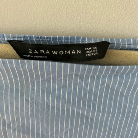 Off-shoulder dress with embroidery. - Picture 3 of 4